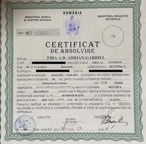 cartificate